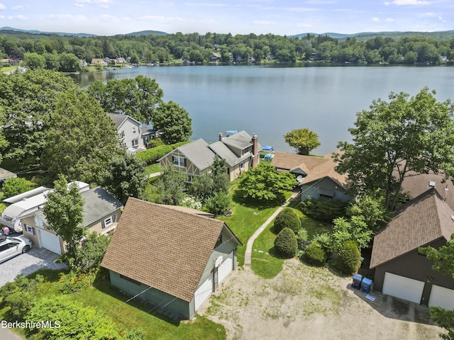 73 Narragansett Ave, Lanesborough, MA 01237 - drone / aerial view of a large body of water