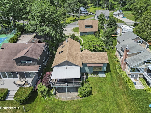 73 Narragansett Ave, Lanesborough, MA 01237 - aerial view of residential area