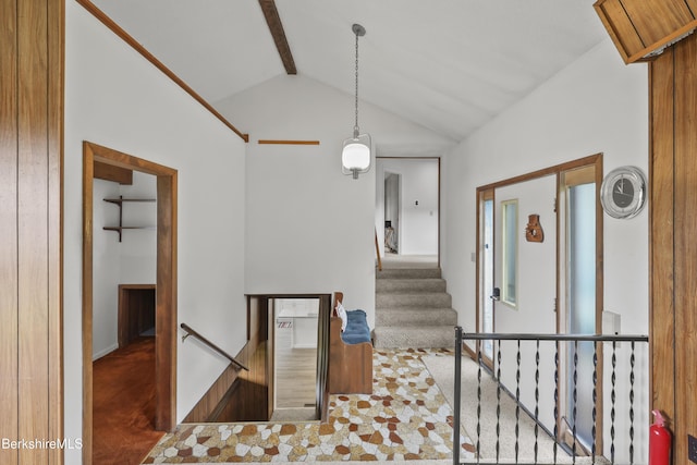 73 Narragansett Ave, Lanesborough, MA 01237 - staircase with carpet flooring