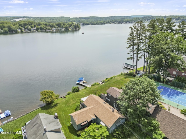 73 Narragansett Ave, Lanesborough, MA 01237 - drone / aerial view of a nearby body of water