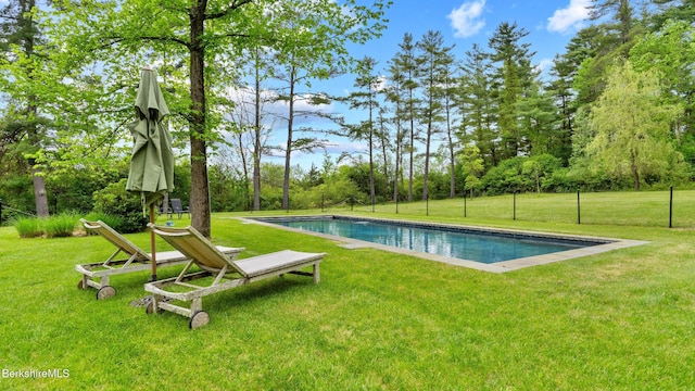771 W Rd, Sheffield, MA 01257 - swimming pool with a yard and view of scattered trees