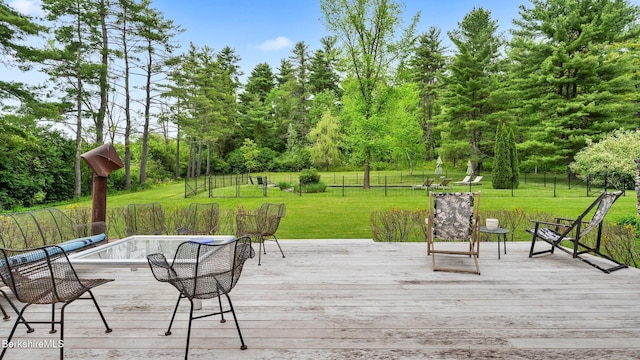 771 W Rd, Sheffield, MA 01257 - deck featuring view of wooded area