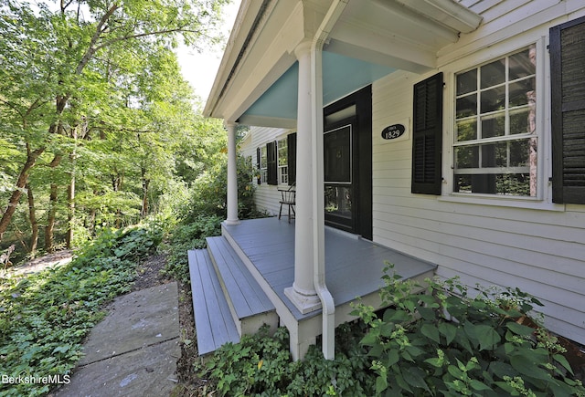 1 Train Hill Rd, Stockbridge, MA 01262 - view of patio / terrace featuring a porch