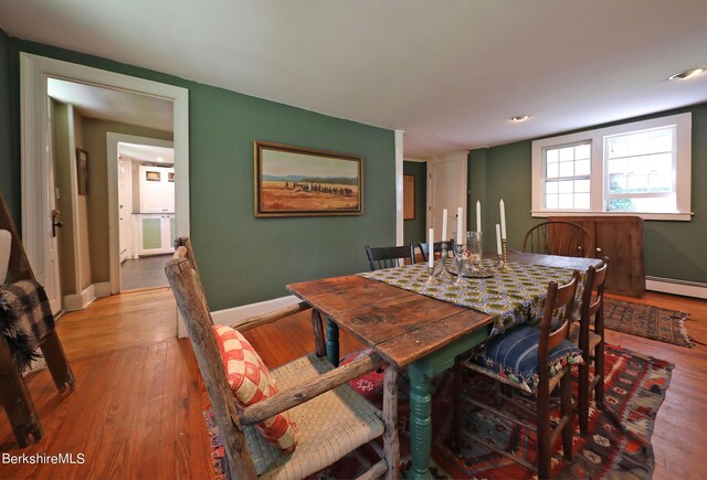 1 Train Hill Rd, Stockbridge, MA 01262 - dining area featuring wood-type flooring
