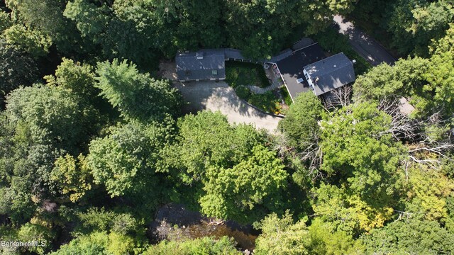 1 Train Hill Rd, Stockbridge, MA 01262 - bird's eye view