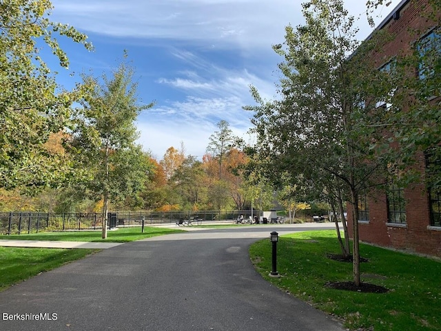 view of road