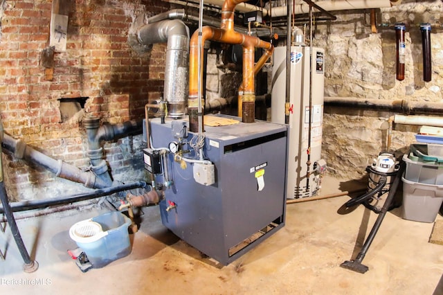 145 Bartlett Ave, Pittsfield, MA 01201 - utilities with water heater and a heating unit