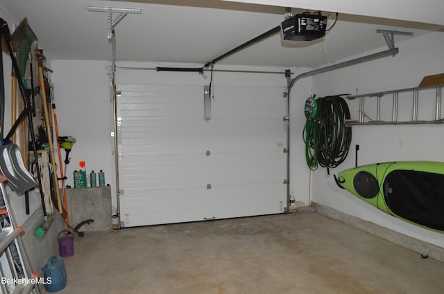 345 Big Bass Ln, Becket, MA 01223 - garage with a garage door opener