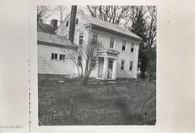 3 Swamp Rd, West Stockbridge, MA 01266 - view of front of home featuring a chimney