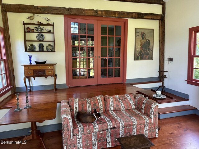 3 Swamp Rd, West Stockbridge, MA 01266 - living area featuring wood finished floors and plenty of natural light