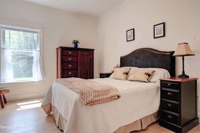 7 Perry Rd, Sandisfield, MA 01255 - bedroom with light wood-style floors and ornamental molding