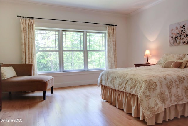 7 Perry Rd, Sandisfield, MA 01255 - bedroom featuring light wood-type flooring and ornamental molding