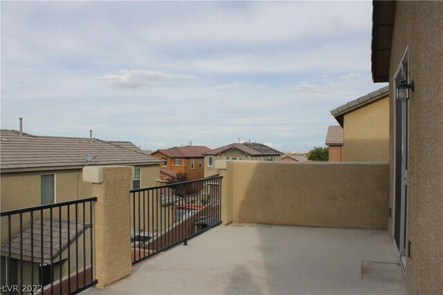 view of patio / terrace with a balcony