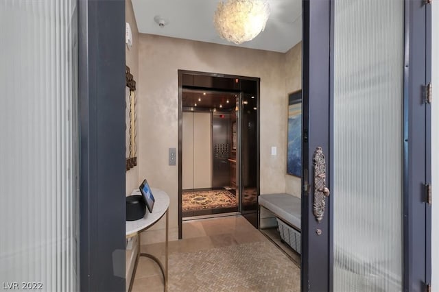 bathroom with tile floors