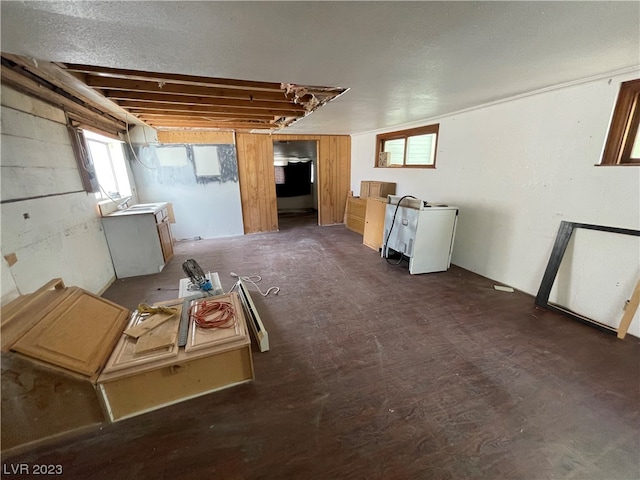 view of basement