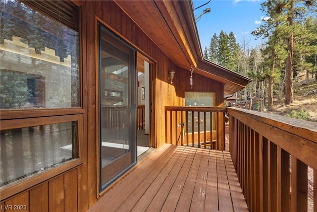 4095 Tyrol Way, Mount Charleston, NV 89124 - view of wooden deck