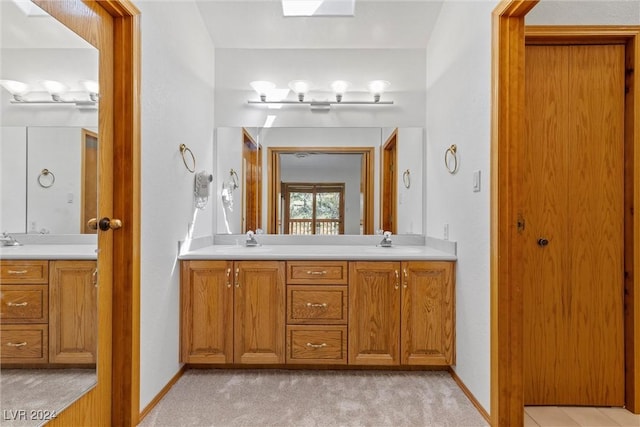 4095 Tyrol Way, Mount Charleston, NV 89124 - full bathroom featuring double vanity and baseboards