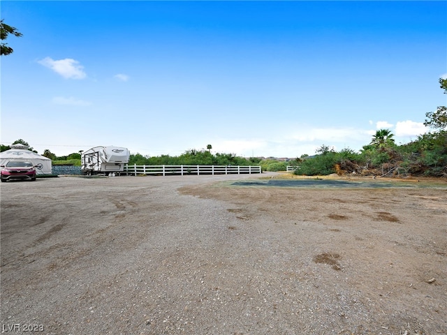 exterior space featuring a rural view