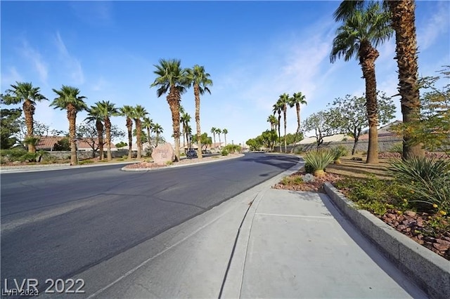 view of road