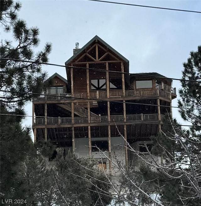 view of rear view of house