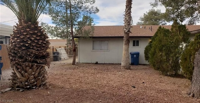 view of rear view of property