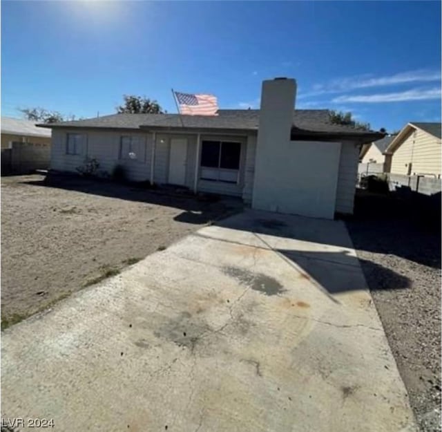 view of ranch-style house