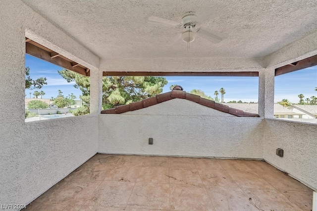 view of patio / terrace with ceiling fan