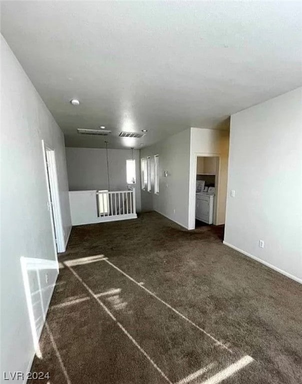 interior space featuring independent washer and dryer