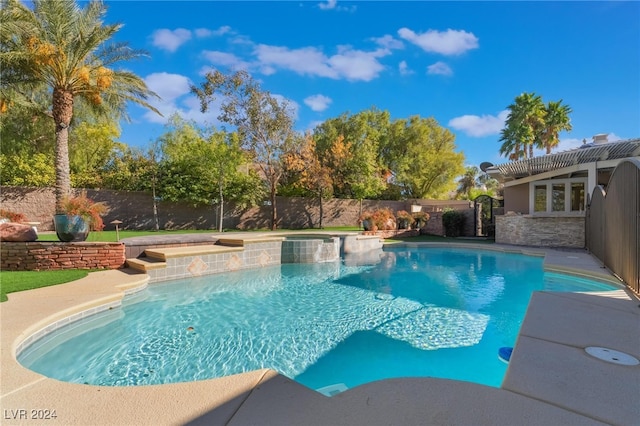 view of swimming pool