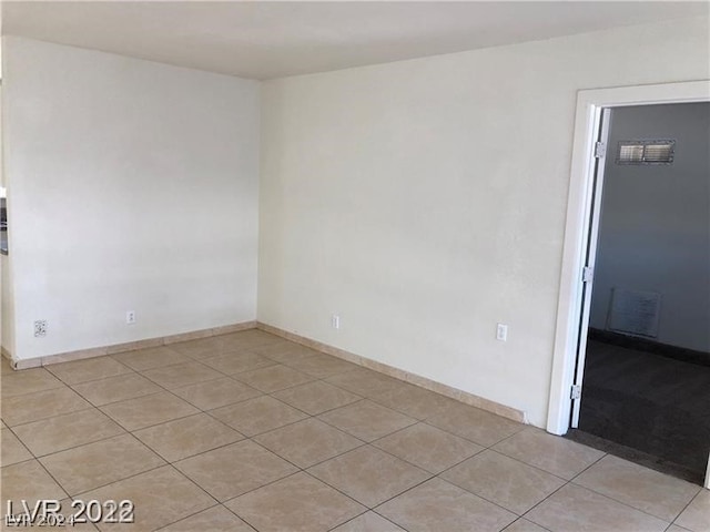 view of tiled empty room