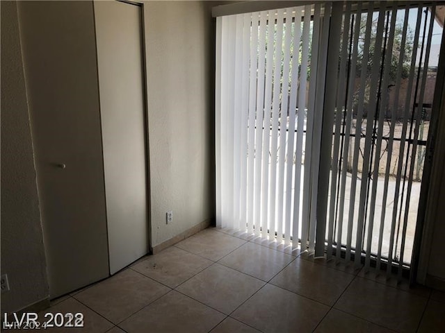 view of tiled empty room