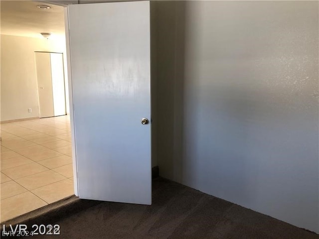 view of tiled spare room