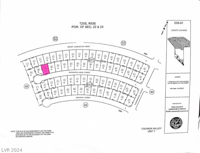 810 E Enchanted Mesa St, Pahrump NV, 89048 land for sale