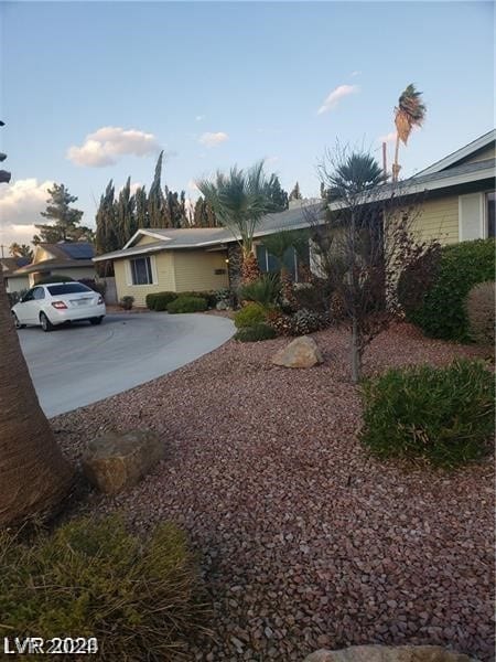 view of ranch-style house