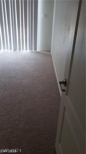 unfurnished room with carpet flooring