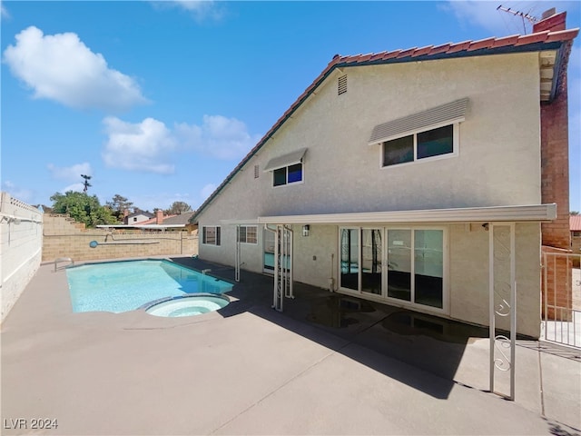 exterior space with a patio area