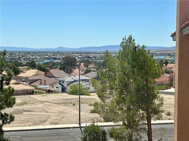 view of mountain feature