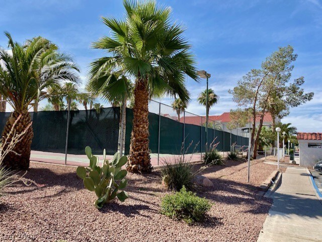 view of tennis court