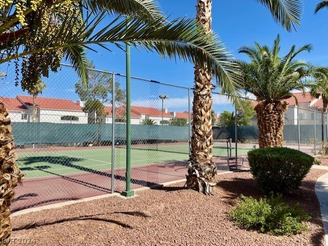 view of tennis court