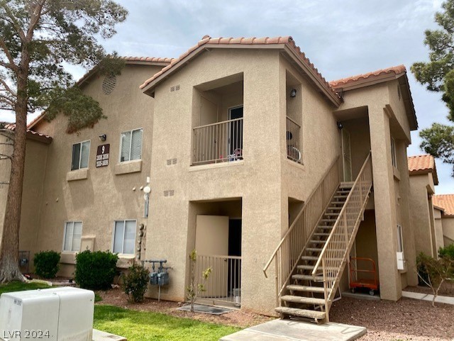 exterior space with a balcony