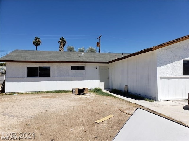 rear view of property with a patio