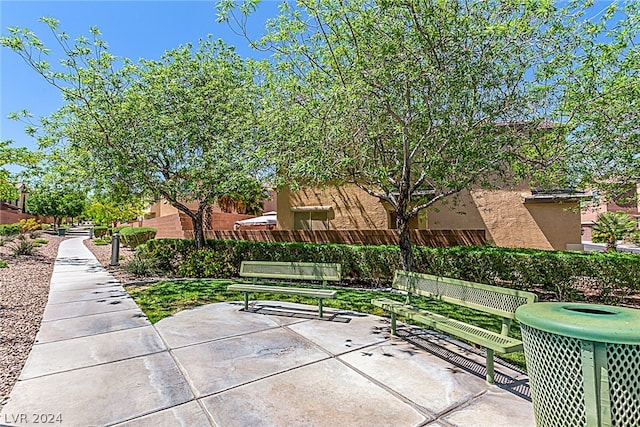 surrounding community featuring a patio area