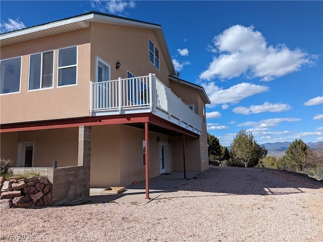 view of rear view of house