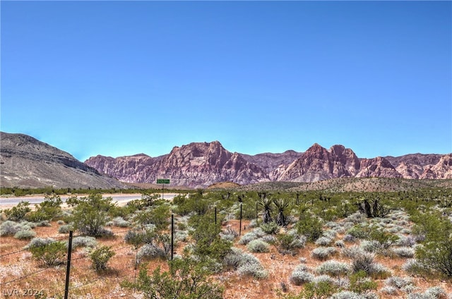 view of mountain feature