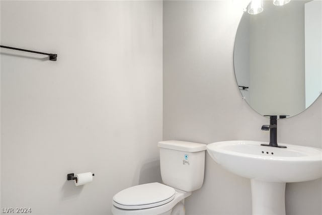 bathroom with toilet