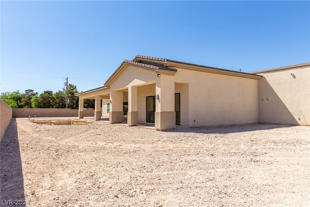 view of back of house