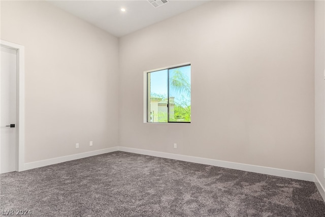 spare room featuring carpet floors