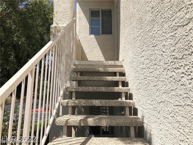 view of stairs