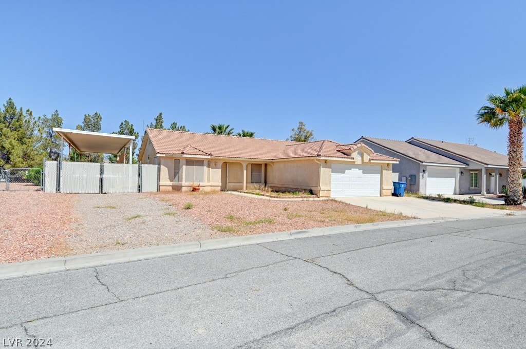 ranch-style house with a garage