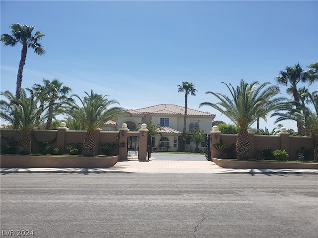 view of mediterranean / spanish house